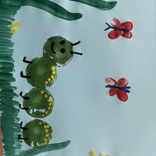 Веселая гусеница (штампинг)