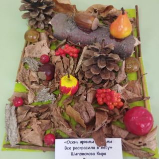 " Осень яркими красками всё раскрасила в лесу..."