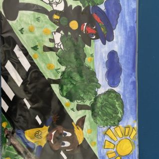 «Никогда не торопись!У дороги осмотрись.Светофор впереди»