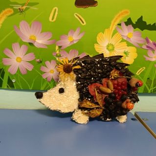 "Ёжик на лесной дорожке"