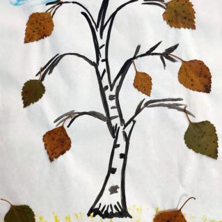 "Осенняя берёзка"