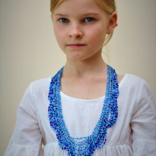 Голубое колье