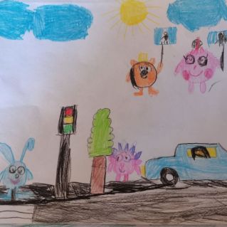 Смешарики и ПДД