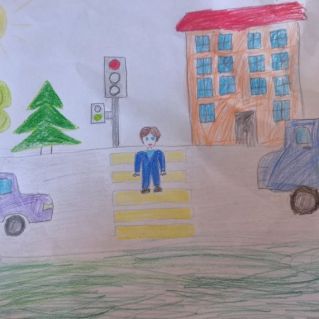 Я и пешеходный переход