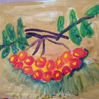 "Рябиновый цвет"