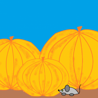 "Вкусный урожай"-рисунок в графическом редактор Paint