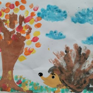 Веселый ежик