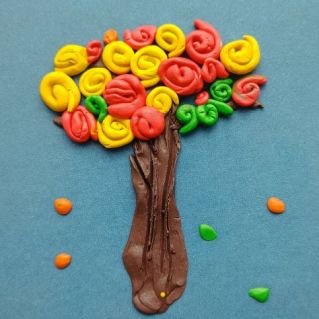 "Осень" (пластилинография)