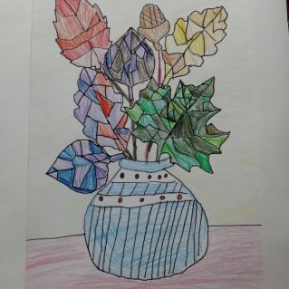 "Декоративный осенний букет"