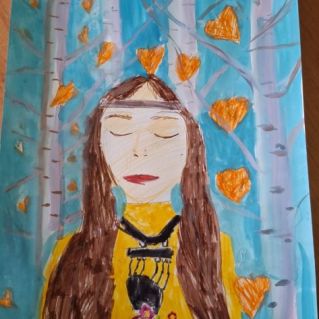 "Девушка-осень"