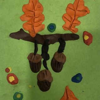 Веточка дуба