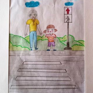 С мамой по безопасной дороге!