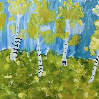 Рисунок "Осень в лесу"