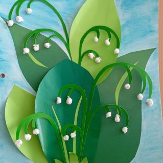 Аппликация "Ландыш"