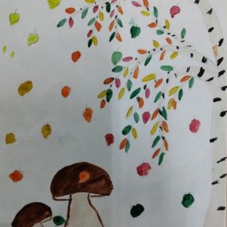 "Берёзовый листопад".