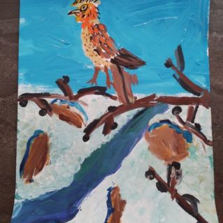 Жаворонок зимой