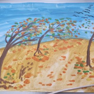 Деревья осенью