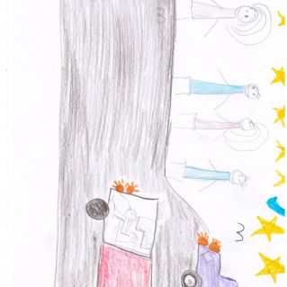 Вечерние прогулки моей семьи