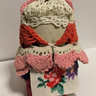 Русская тряпичная кукла Рисовинка