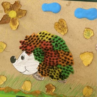 Осенний ёжик