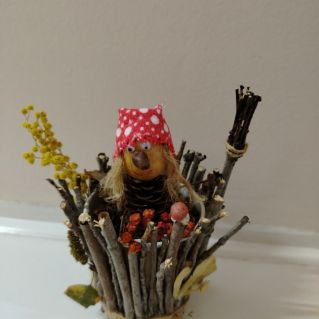 Баба Яга осенью