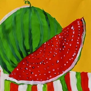 Сочный арбуз.