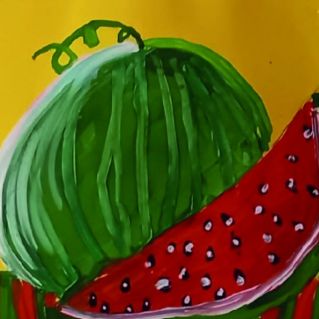 Сочный арбуз.