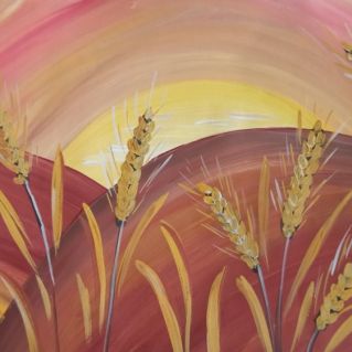 "Пшеница на закате дня"