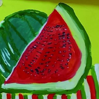 Сочный арбуз.