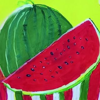 Сочный арбуз.