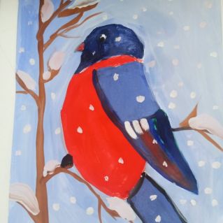 Алая грудка