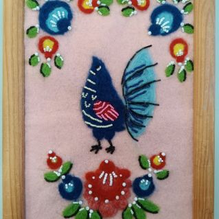 По мотивам городецкой росписи