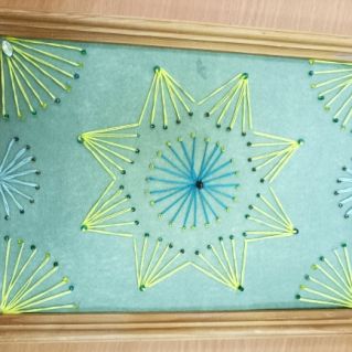 Нитяная графика "Звездная фантазия"