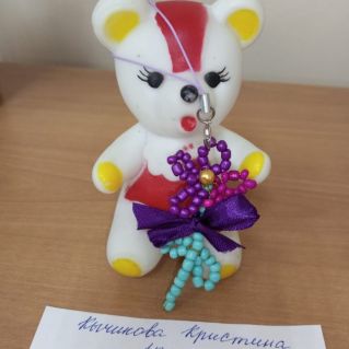 Брелок для мамы "Цветочек"