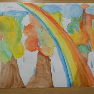 Осенняя радуга