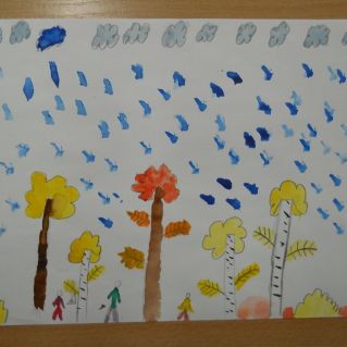 Прогулка в осеннем лесу