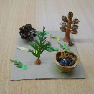 Ёжик в лесу