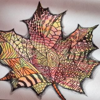 Кленовый лист_Стилизация