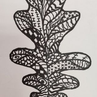 Дубовый листок_Стилизация