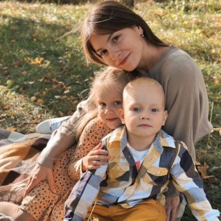 С любимой мамочкой