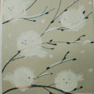 Зимние воробушки