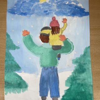 Вместе с папой