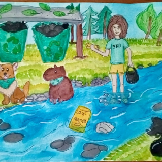 Уборка пляжа