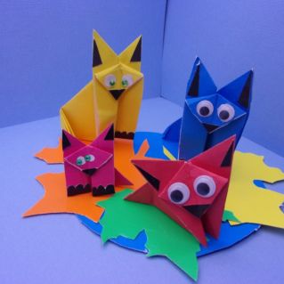 Хитрая лисья семейка