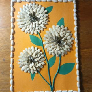 Поделка из природного материала "Подарок любимой мамочке"