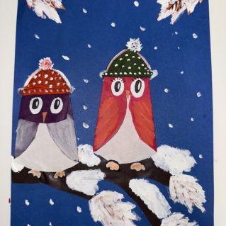 «Совы в зимнем лесу»