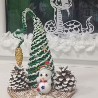 Зимняя полянка