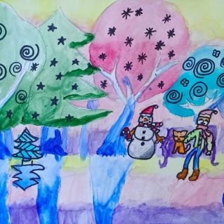 «Серебрится зимушка-зима»