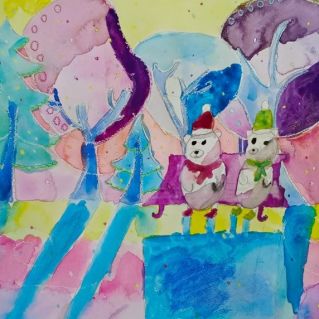 «Серебрится зимушка-зима»