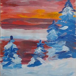 "Чудесный зимний лес в Якутии"